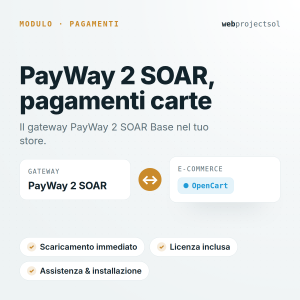 all-Cover Modulo di Pagamento PayWay 2 SOAR Base